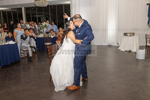 Thalial and Francisco wedding reception at La Mirada Golf course in