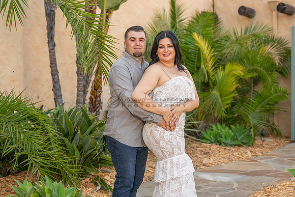 Jessica and Cory engagement photo session at Our Lady of Mount C