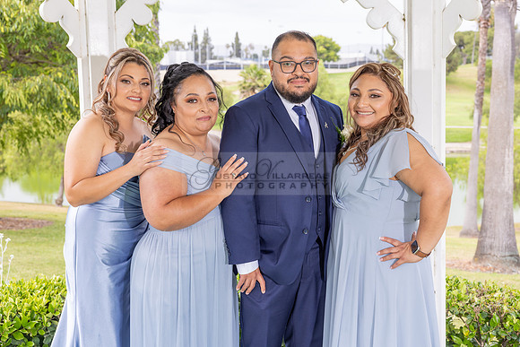 Thalial and Francisco wedding reception at La Mirada Golf course in
