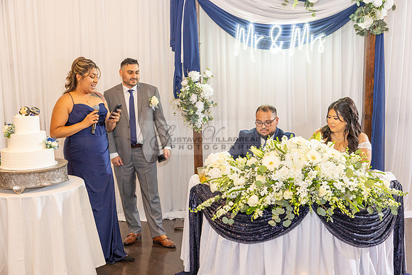 Thalial and Francisco wedding reception at La Mirada Golf course in