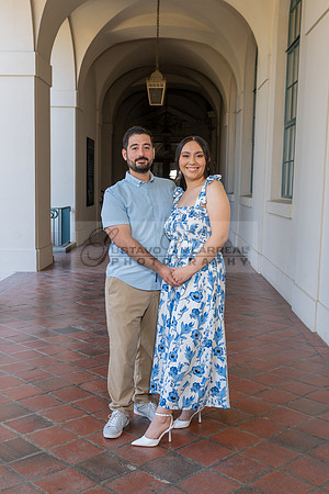Bryan and Diana engagement, wedding photo session at Pasadena Ci