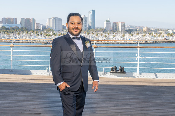 Ernesto and Claudia wedding ceremony, reception at Queen Mary in Long Beach Ca. photography and video by Gustavo Villarreal, 323-633-8283, www.gvphotoandvideo.com
