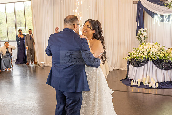 Thalial and Francisco wedding reception at La Mirada Golf course in