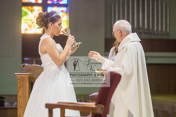 Andrea Lissette quinceaneras, sweet sixteens, weddings, family portraits, anniversaries, photography and video at Miraculos medal catholic church in Montebello,  receptions at Quiet Cannon Montebello,