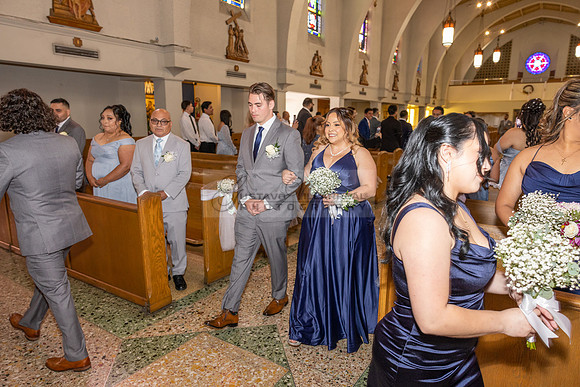 Thalial and Francisco wedding reception at La Mirada Golf course in