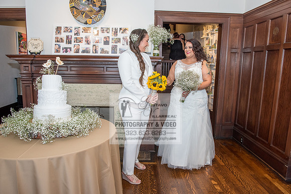 JENNIFER AND CYNTHIA glbt wedding photography and video at Long Beach Museum of Art in Long Beach Ca, www.gustavovillarreal.com, 323-633-8283