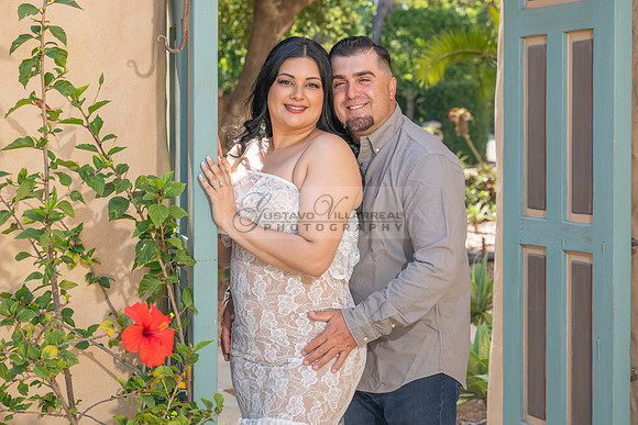 Jessica and Cory engagement photo session at Our Lady of Mount C