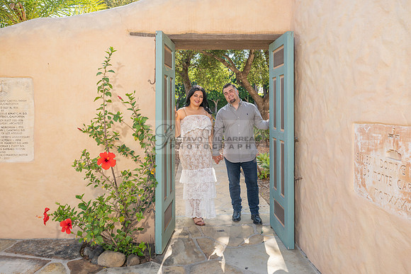 Jessica and Cory engagement photo session at Our Lady of Mount C