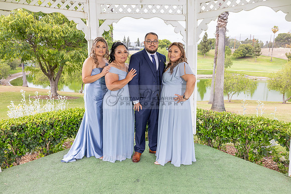 Thalial and Francisco wedding reception at La Mirada Golf course in