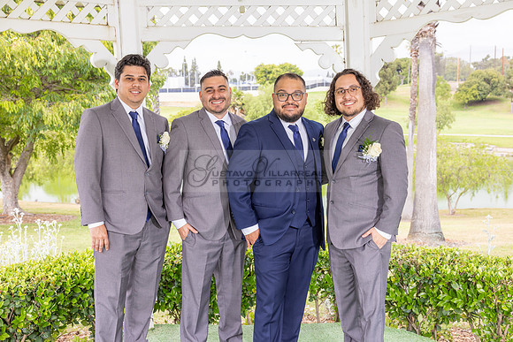 Thalial and Francisco wedding reception at La Mirada Golf course in