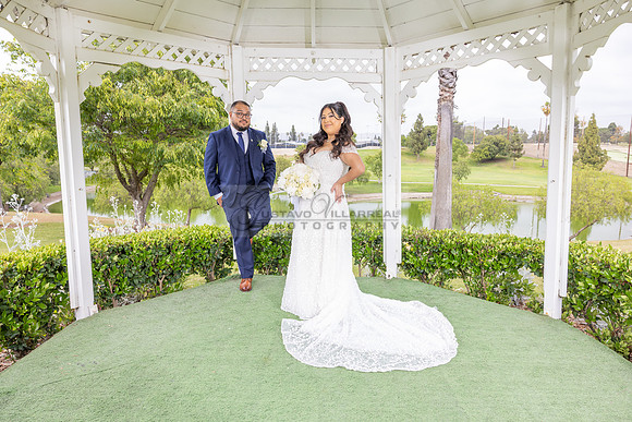 Thalial and Francisco wedding reception at La Mirada Golf course in
