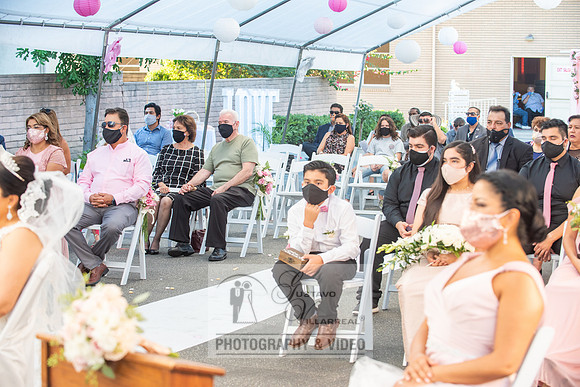 Anthony and Alma wedding celebration at st. Joseph's catholic Ch