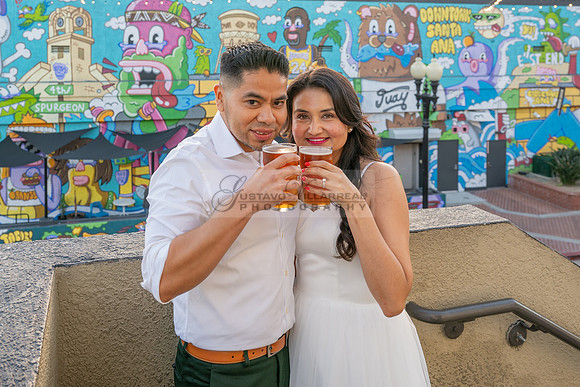 Margarita and Quintiliano engagement, weddings, quinceaneras, photos at La 4th st in Santa ana Ca. Gustavo Villarreal Photography, videographer, 323-633-8283
