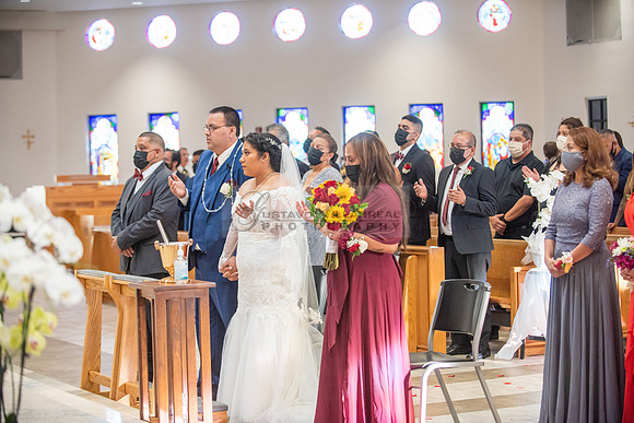 LINK #1 - Xochitl and Luis wedding ceremony at St. Peter Chanel Catholic C