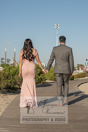 Alejandro and Monique engagement photos at Long beach Harbor Lighthouse, 323-633-8283, www.gustavovillarreal.com