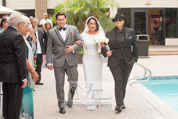 Reina and Adalberto wedding ceremony and reception, photographer