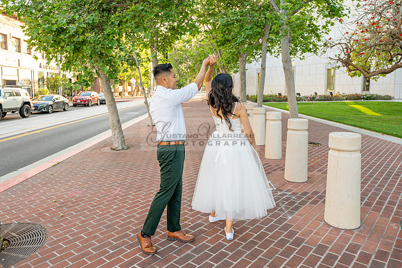 Margarita and Quintiliano engagement, weddings, quinceaneras, photos at La 4th st in Santa ana Ca. Gustavo Villarreal Photography, videographer, 323-633-8283