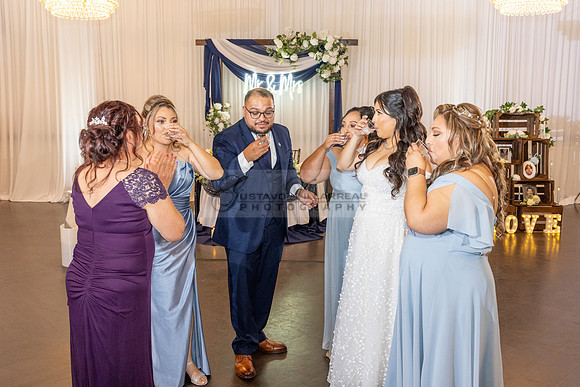 Thalial and Francisco wedding reception at La Mirada Golf course in