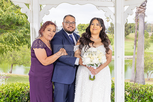 Thalial and Francisco wedding reception at La Mirada Golf course in
