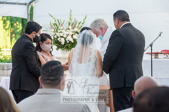 Anthony and Alma wedding celebration at st. Joseph's catholic Ch