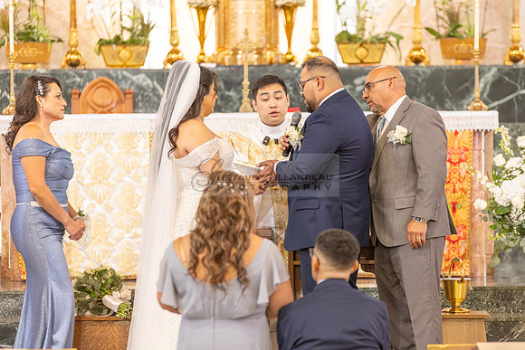 Thalial and Francisco wedding reception at La Mirada Golf course in