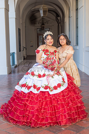Estephanie Cristal Quinceanera photo shoot ideas, video in Pasadena City Hall in Pasadena Ca. Home reception, 323-633-8283