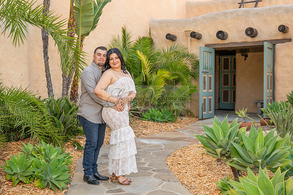 Jessica and Cory engagement photo session at Our Lady of Mount C