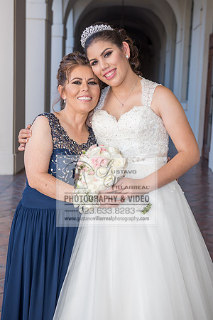 Andrea Lissette quinceaneras, sweet sixteens, weddings, family portraits, anniversaries, photography and video at Miraculos medal catholic church in Montebello,  receptions at Quiet Cannon Montebello,