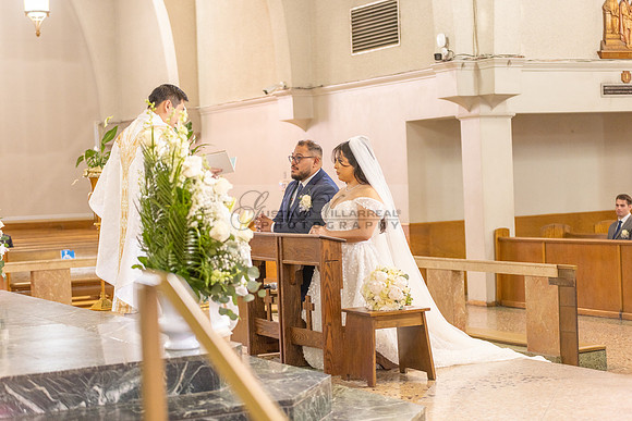 Thalial and Francisco wedding reception at La Mirada Golf course in
