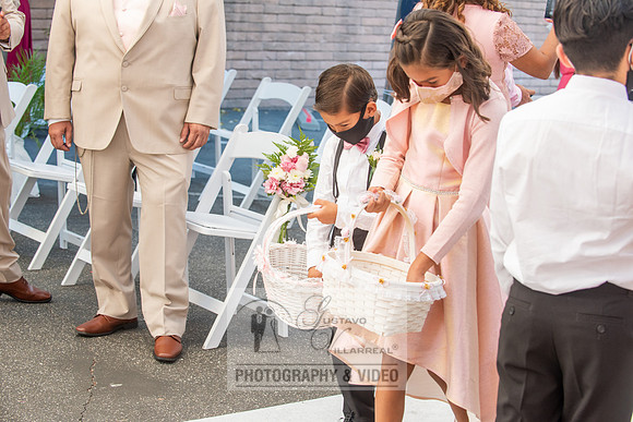 Anthony and Alma wedding celebration at st. Joseph's catholic Ch