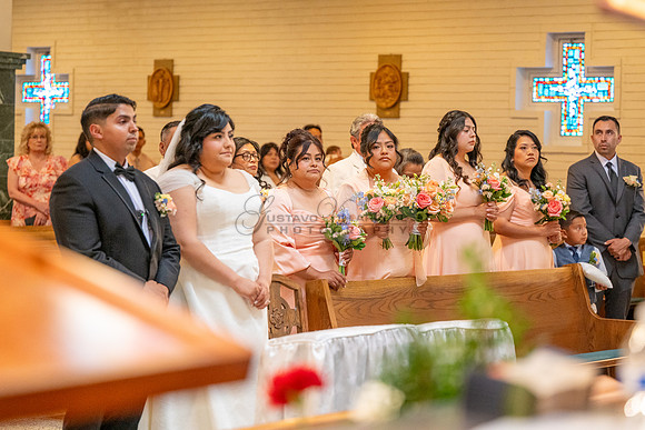 Sandra and Manuel wedding ceremony at St. Mary Catholic church in Escondido Ca, reception at Boulder Oaks Golf Course, Escondido Ca, Gustavo Villarreal Photography, videographer, 323-633-8283, www.gvp