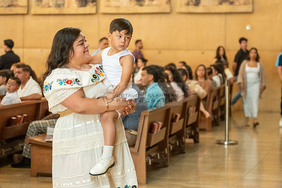 Baptism photographer, videographer at Cathedral of our Lady of Angeles in Los Angeles Ca. Gustavo Villarreal Photography, 323-633-8283, www.gvphotoandvideo.com