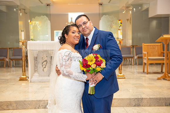 LINK #1 - Xochitl and Luis wedding ceremony at St. Peter Chanel Catholic C