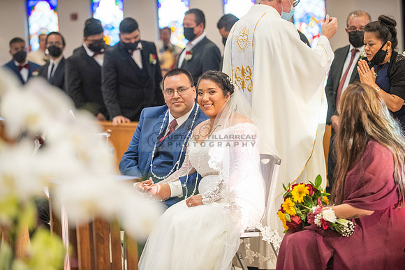 LINK #1 - Xochitl and Luis wedding ceremony at St. Peter Chanel Catholic C