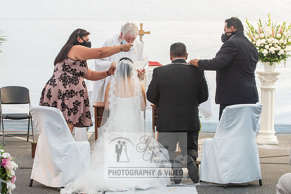 Anthony and Alma wedding celebration at st. Joseph's catholic Ch