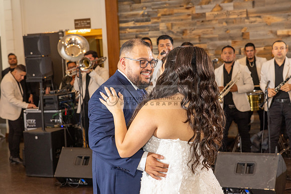 Thalial and Francisco wedding reception at La Mirada Golf course in