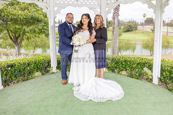 Thalial and Francisco wedding reception at La Mirada Golf course in
