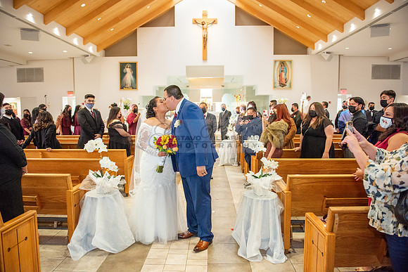LINK #1 - Xochitl and Luis wedding ceremony at St. Peter Chanel Catholic C