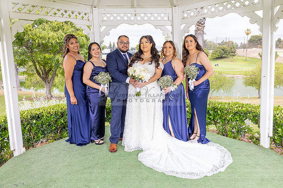 Thalial and Francisco wedding reception at La Mirada Golf course in