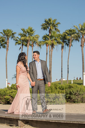 Alejandro and Monique engagement photos at Long beach Harbor Lighthouse, 323-633-8283, www.gustavovillarreal.com