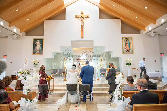LINK #1 - Xochitl and Luis wedding ceremony at St. Peter Chanel Catholic C