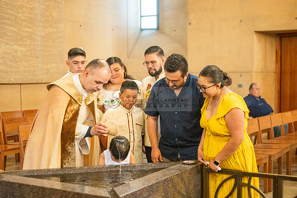 Baptism photographer, videographer at Cathedral of our Lady of Angeles in Los Angeles Ca. Gustavo Villarreal Photography, 323-633-8283, www.gvphotoandvideo.com