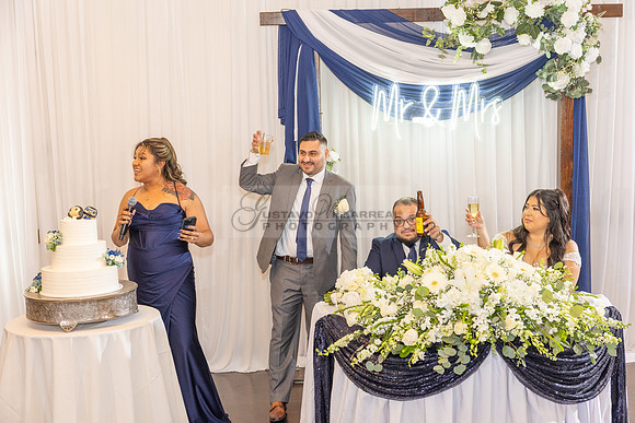 Thalial and Francisco wedding reception at La Mirada Golf course in