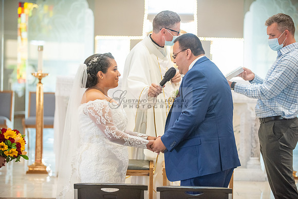 LINK #1 - Xochitl and Luis wedding ceremony at St. Peter Chanel Catholic C