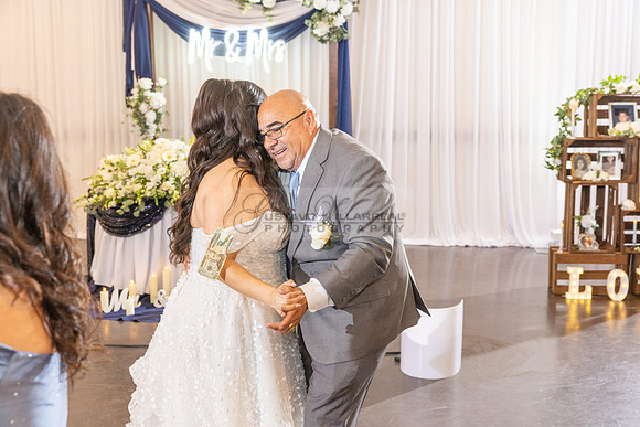 Thalial and Francisco wedding reception at La Mirada Golf course in