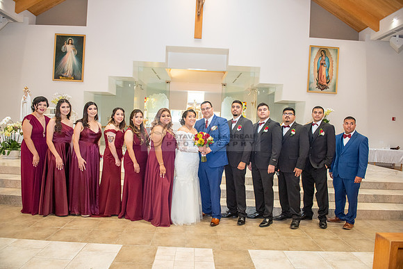 LINK #1 - Xochitl and Luis wedding ceremony at St. Peter Chanel Catholic C