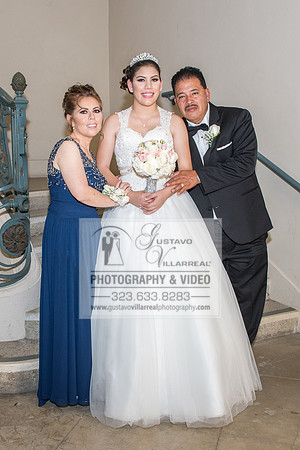Andrea Lissette quinceaneras, sweet sixteens, weddings, family portraits, anniversaries, photography and video at Miraculos medal catholic church in Montebello,  receptions at Quiet Cannon Montebello,