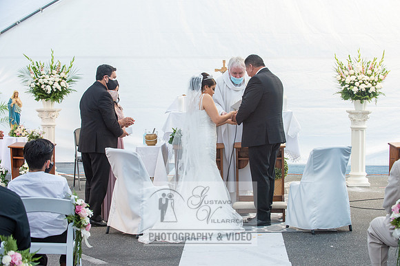 Anthony and Alma wedding celebration at st. Joseph's catholic Ch