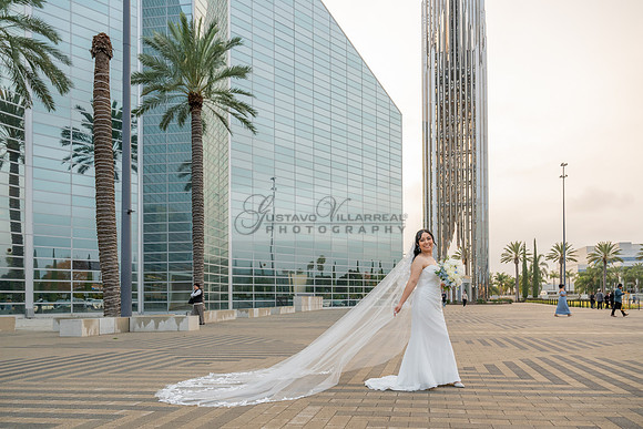 Bryan and Diana wedding ceremony at The Christ Cathedral in Garden Grove Ca, reception at The White House Event Center Anaheim Ca, Gustavo Villarreal photography, videography, 323-633-8283, www.gvphot
