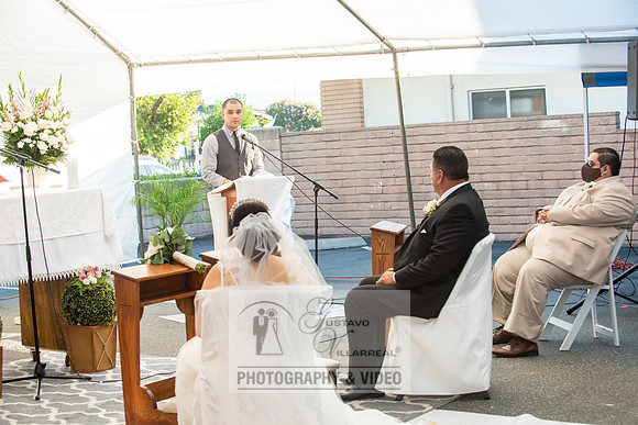 Anthony and Alma wedding celebration at st. Joseph's catholic Ch
